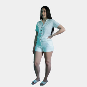Chemisier-femme-chemisier-en-coton-pour-femme-pantalon-court-femme-Short-femme-en-coton