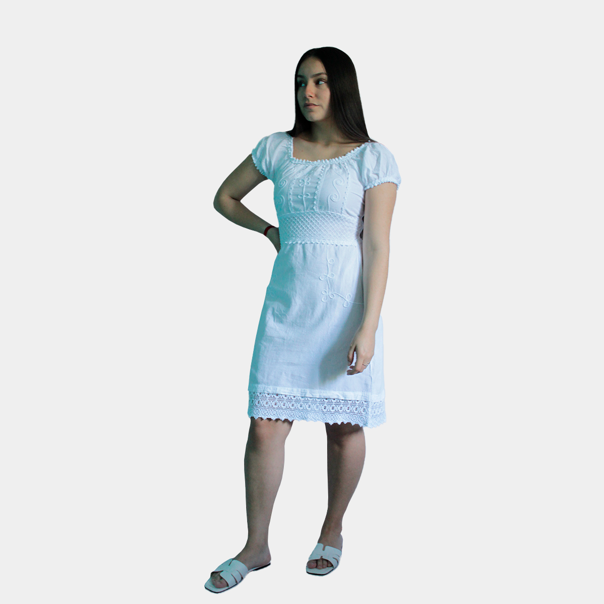 robe-en-coton-robe-en-coton-pour-femme-robe-d'été-robe-à-manches-brodées