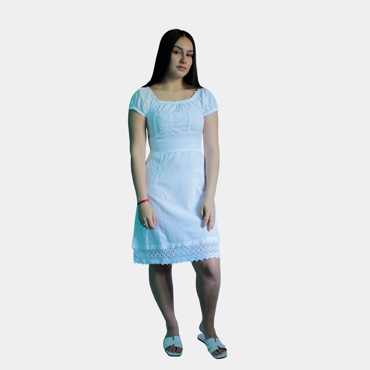 robe-en-coton-robe-en-coton-pour-femme-robe-d'été-robe-à-manches-brodées